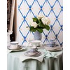 Lomonosovo imperatoriškasis porceliano arbatinukas „Tulip Cobalt Net“, 600 ml