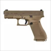 Airsoft pistoletas Glock 19X 6 mm coyote žalias gas