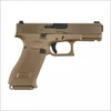 Airsoft pistoletas Glock 19X 6 mm coyote žalias gas