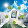 Bauerkraft belaidė meteorologinė stotelė su termometru, higrometru, laikrodžiu, mėnulio fazėmis, kalendoriumi ir žadintuvu su snaudimo funkcija, juoda