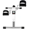 Bauerkraft Sulankstomas reabilitacinis pedalų treniruoklis 2-in-1 su LCD ekranu, baltas