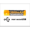 Fenix USB akumuliatorius ARB-L18U (18650 2600 mAh 3,6 V)