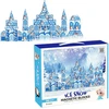 Gotel 3D magnetinės kaladėlės „Ledo pilis“, 96 elementai