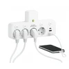 Gotel maitinimo adapteris su 3 lizdais, 2 USB ir USB-C