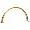 Ikonka Auksinė LED pusmėnulio formos kosmetinė stalinė lempa manikiūrui