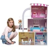 Kathay Haster Moderni prabangi lėlių vila – trijų aukštų medinis lėlių namelis