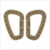 Mfh Max Fuchs Max Fuchs Plastikinis D-formos rudas karabinas 7 mm x 8.5 cm