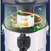 Dulkių siurblys Pramoninis židinio ir krosnies pelenų bei suodžių siurblys Bauerkraft, atsparus karščiui, 20 l, 1200 W