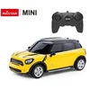 RASTAR Mini Cooper S Countryman 1:24 geltonas nuotoliniu būdu valdomas automobilis 71700