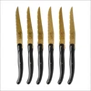 Steiko peiliai LAGUIOLE Prestige Line by STYLE DE VIE, 6 vnt., aukso spalvos