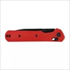 Sulankstomas peilis KNIVESPL The First Sandvik 14C28N, raudonas G10, juoda PVD danga