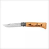 Opinel peilis No.8 Inox, ąžuolinis, Animal serija – kiškis
