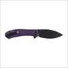 Sulankstomas peilis Trollsky Knives Mandu XL MT022-XL Liner Lock Juodas 14C28N Violetinė G10