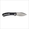 Sulankstomas peilis Trollsky Knives Mandu EVO MTE013 Liner Lock Satin MagnaCut Juodas CarbonTex G10