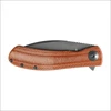 Sulankstomas peilis Trollsky Knives Mandu EVO MTE006 Liner Lock Pilkas Stonewashed 14C28N Brown Micarta