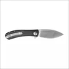 Sulankstomas peilis Trollsky Knives Mandu, juodas, riboto leidimo