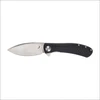 Sulankstomas peilis Trollsky Knives Mandu EVO MTE013 Liner Lock Satin MagnaCut Juodas CarbonTex G10