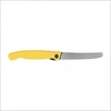 Sulankstomas peilis Victorinox Swiss Classic Pikutek 6.7838.FC1 su dantytu geležtės kraštu, geltonas