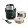 Termosas Esbit Classic Food Jug su stalo įrankiais 0,75 l žalios spalvos
