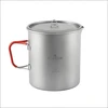 Titaninis puodas Robens Forge Duo Pot Ultralight 1,3 l – sidabrinis