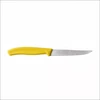 Virtuvinis peilis steikui ir picai Victorinox Swiss Classic 6.7238.C1 dantytais ašmenimis, geltonas