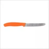 Virtuvinis peilis Victorinox Swiss Classic 6.7839.C1 dantytas, suapvalintu galiuku, oranžinis