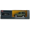 Žalias nuotoliniu būdu valdomas „Land Rover Defender“ automobilio modelis RASTAR 78500, 1:24