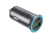 Automobilinis įkroviklis Acefast B16 95W USB-C/USB-A pilkas