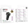 Borofone automobilinis įkroviklis BZ34B Cloud - USB + Type C - QC 3.0 PD 38W juodos spalvos