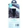 Automobilinis įkroviklis Leslie C18 su 2 USB jungtimis 2.4A (1A+2A) juodas