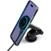 3MK Car MagCharger laikiklis su belaidžiu įkrovikliu 15W juodos spalvos