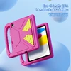Dėklas Dux Ducis Puff Apple iPad 10.9 2022/iPad 11 2025 rožinis