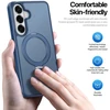 Dėklas Dux Ducis Yind Magnetic Stand Samsung S942 S26 tamsiai mėlynas