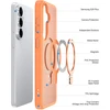 Dėklas Dux Ducis Yind Magnetic Stand Samsung S947 S26 Plus oranžinis