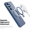 Dėklas Dux Ducis Yind Magnetic Stand Samsung S942 S26 tamsiai mėlynas