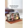 Dėklas HDD Magnetic Wallet Case Apple iPhone 12/12 Pro violetinis