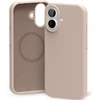 Dėklas Mercury Pure Magsafe Silicon Case Apple iPhone 17 rožinio smėlio