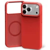 Dėklas Mercury Pure Magsafe Silicon Case Apple iPhone 17 Pro raudonas
