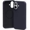 Dėklas Mercury Pure Magsafe Silicon Case Apple iPhone 17 tamsiai mėlynas