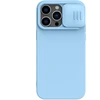 Dėklas Nillkin CamShield Silky Magnetic Silicone Apple iPhone 14 Pro Max šviesiai mėlynas