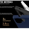 Dėklas Perfectionists Triangle Case Samsung S918 S23 Ultra 5G tamsiai mėlynas