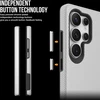 Dėklas Perfectionists Triangle Case Samsung S928 S24 Ultra sidabrinis