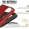 Dėklas Perfectionists Triangle Mag Case Apple iPhone 12 Pro Max raudonas