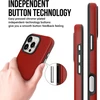 Dėklas Perfectionists Triangle Mag Case Apple iPhone 14 Pro Max raudonas
