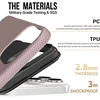 Dėklas Perfectionists Triangle Mag Case Apple iPhone 13 Pro Max rožinio aukso