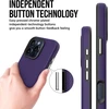 Dėklas Perfectionists Triangle Mag Case Apple iPhone 14 Pro Max violetinis
