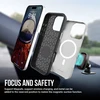 Dėklas Perfectionists Triangle Mag Case Apple iPhone 12/12 Pro sidabrinis