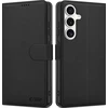 Tech-Protect Wallet dėklas skirtas Samsung Galaxy S25 FE – juodos spalvos