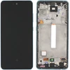 Ekranas Samsung A525 A52 4G/A526 A52 5G su lietimui jautriu stikliuku ir rėmeliu originalus Awesome Mėlyna (service pack)