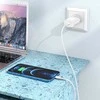 Įkroviklis Hoco N22 25W USB-C + USB-C to Lightning cable 1.0m baltas